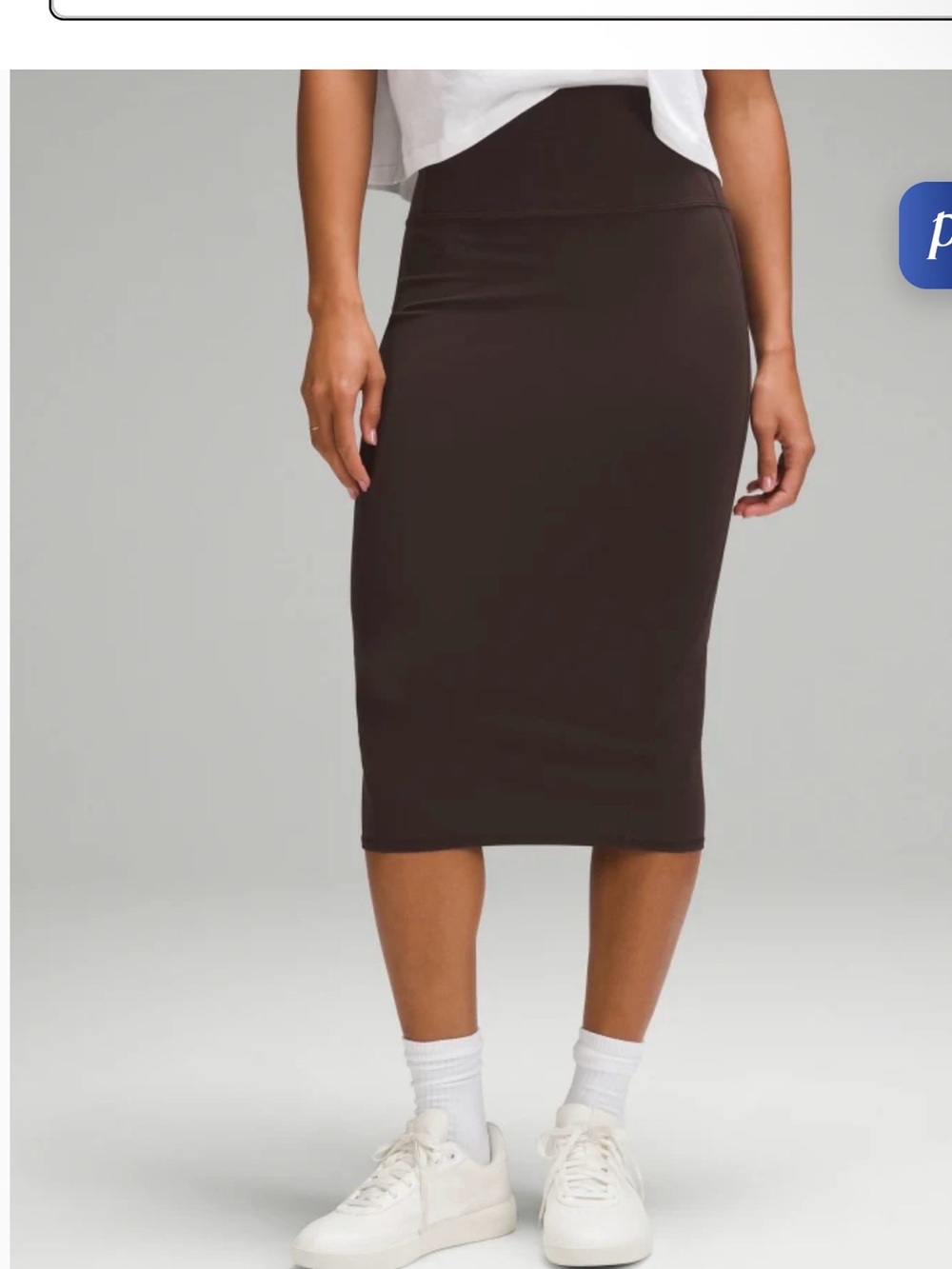 lululemon athletica Espresso Slim Fit High-Rise Skirt